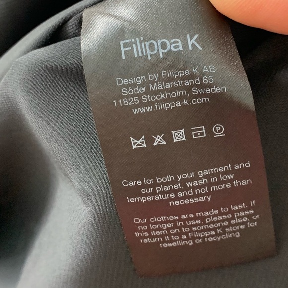 Filippa K Black CutOut V-neck Cocktail Dress - Picture 10 of 13